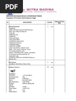 Rencana Anggaran Beaya & Spesifikasi Teknis Pengadaan CCTV System Pada Perguruan Tinggi