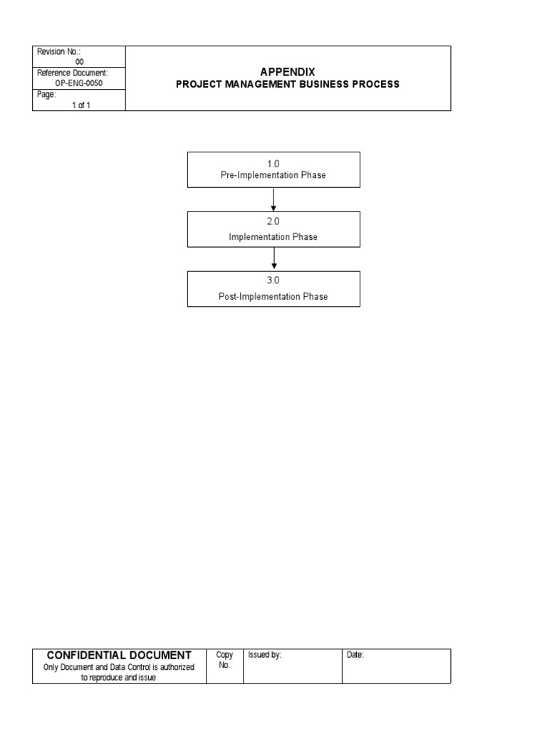 Appendix 1 Project Management Business Process | PDF | Finance & Money ...