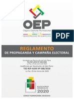 Res. 098 (propaganda y campaña electoral, modifica)