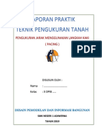 Pengukuran Jarak Menggunakan Langkah Kaki