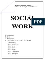 Social Work Applied Social Science