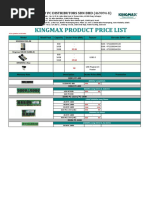 AMT - Kingmax Product Price List - Jan'2020 (15012020)