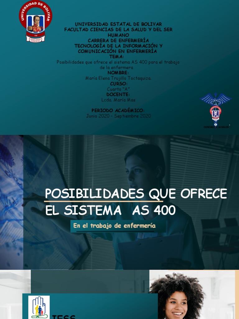 Presentación Del Sistema AS 400 | PDF | Enfermería | Historial médico