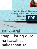 10ESP - 1stGrading-Naisasakilos Ang Sariling Kakayahan Sa Iba - T Ibang Pamamaraan10