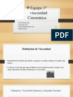 Viscosidad cinemática°