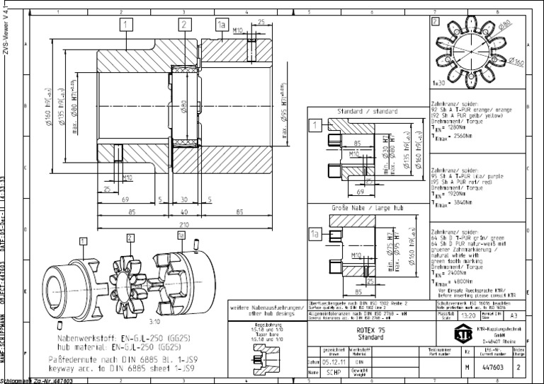 Acople Rotex Standard PDF | PDF