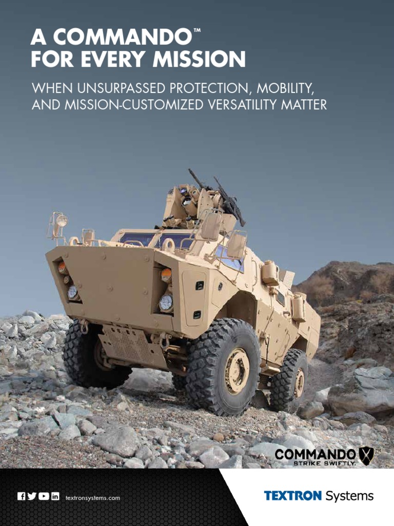 A Commando For Every Mission: When Unsurpassed Protection, Mobility ...