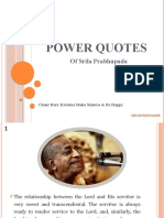Power Quotes: of Srila Prabhupada