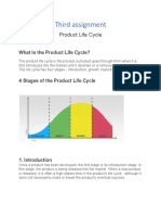 Third Assignment: Product Life Cycle