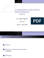 Clase 1 Coeficientes Indeterminados PDF