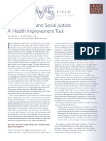 Health Equity Social Justice APHA May 2015