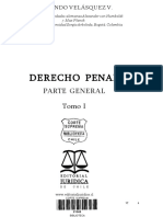 Velásquez V., Fernando, Derecho Penal, PG, Tomo I