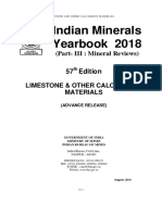 Limestone & Calcareous Materials Reserves in India