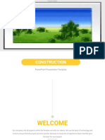 Construction: Powerpoint Presentation Template