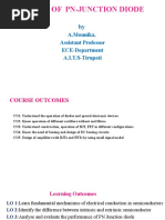 Concept of Pn-Junction Diode: A.Mounika, Assistant Professor ECE-Department A.I.T.S-Tirupati