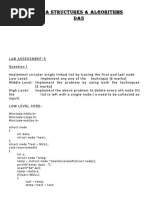 Data Structures & Algorithms DA5: Lab Assessment-5