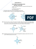 Assignement # 1 (Stress-Transformation)