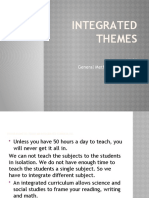 Integrated Themes: Lecture N0 28 General Methods of Teaching