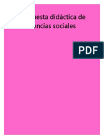 Propuesta Didáctica de Ciencias Sociales