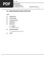 2 Method Statement of Repair of HCS Cracks