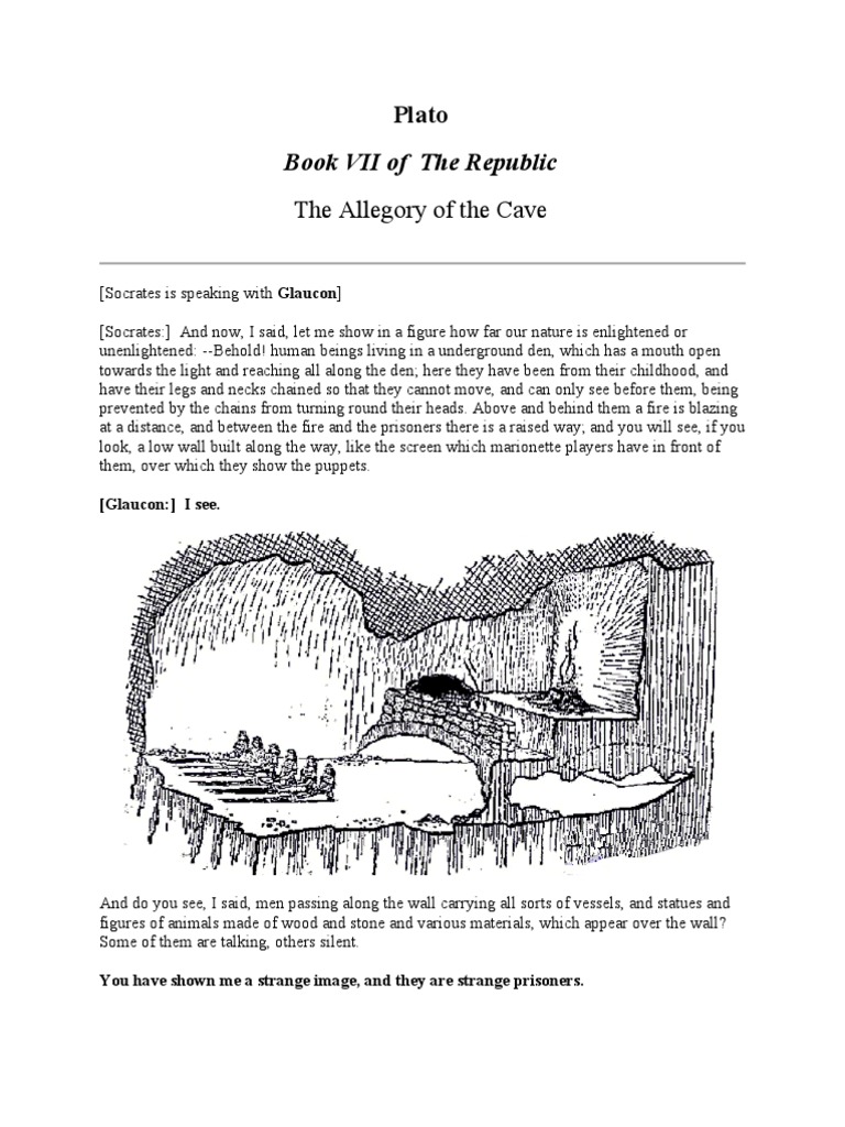 Allegory of the Cave Explained | PDF | Metaphysics | Epistemology