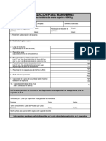 Permiso de Trabajo Maniobras de Izamiento