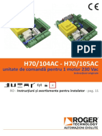 H70 104AC 105AC Instructiuni PDF