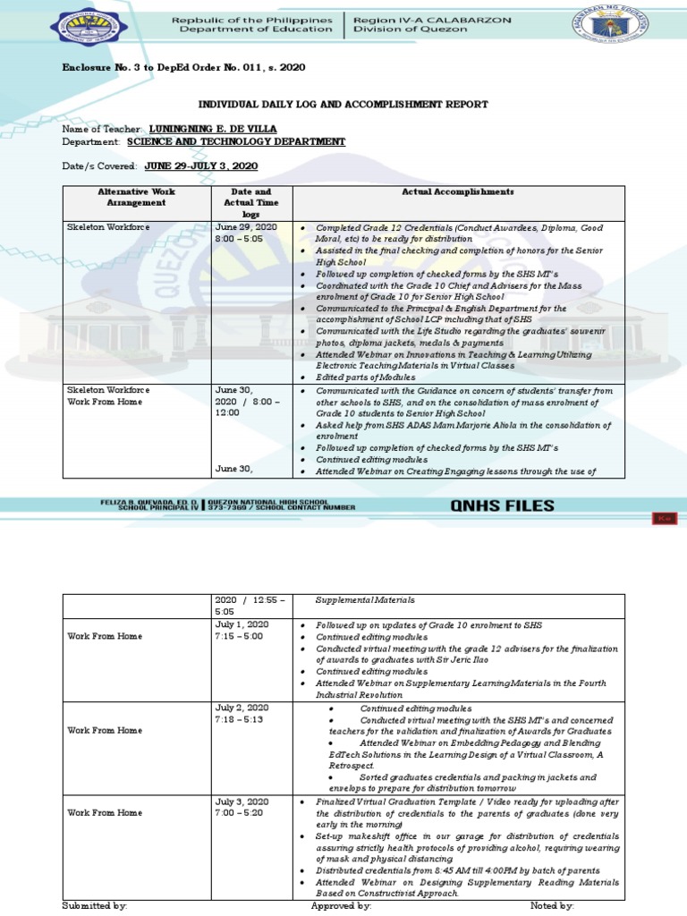 Enclosure no 3 to deped order no 011 s 2020 pdf cogni vrogue co
