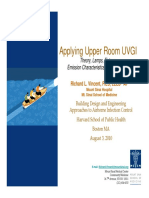 Applying Upper Room UVGI: Theory, Lamps, Fixtures, Emission Characteristics and Applications