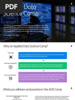 Applied Data Science Camp - Info