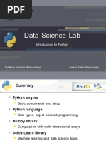 Data Science Lab: Introduction To Python