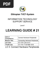 Learning Guide # 21: Ethiopian TVET-System