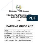 Learning Guide # 20: Ethiopian TVET-System Information Technology Support Service