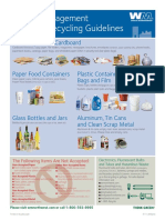 Waste Management Business Recycling Guidelines: Clean Paper and Cardboard