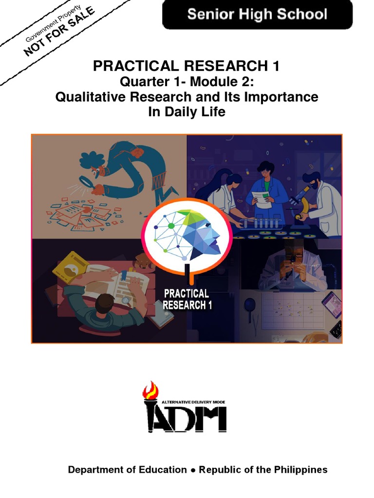 Practical Research 1 Quarter 1 Module 2 Qualitative Research And