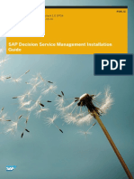 SAP Decision Service Management Installation Guide