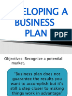 Developing A Business Plan