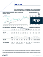 Msci Acwi Index (Usd) : Cumulative Index Performance - Gross Returns (Usd) (JUN 2005 - JUN 2020) Annual Performance (%)
