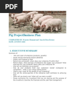 Updated Business Plan of Pig