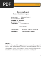 Internship Report BBA