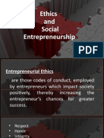Ethics and Social Entrepreneurship Conceptual Framework