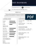 Umar Rahman: Language Experience