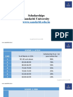 Scholarships Sanskriti University: WWW - Sanskriti.edu - in