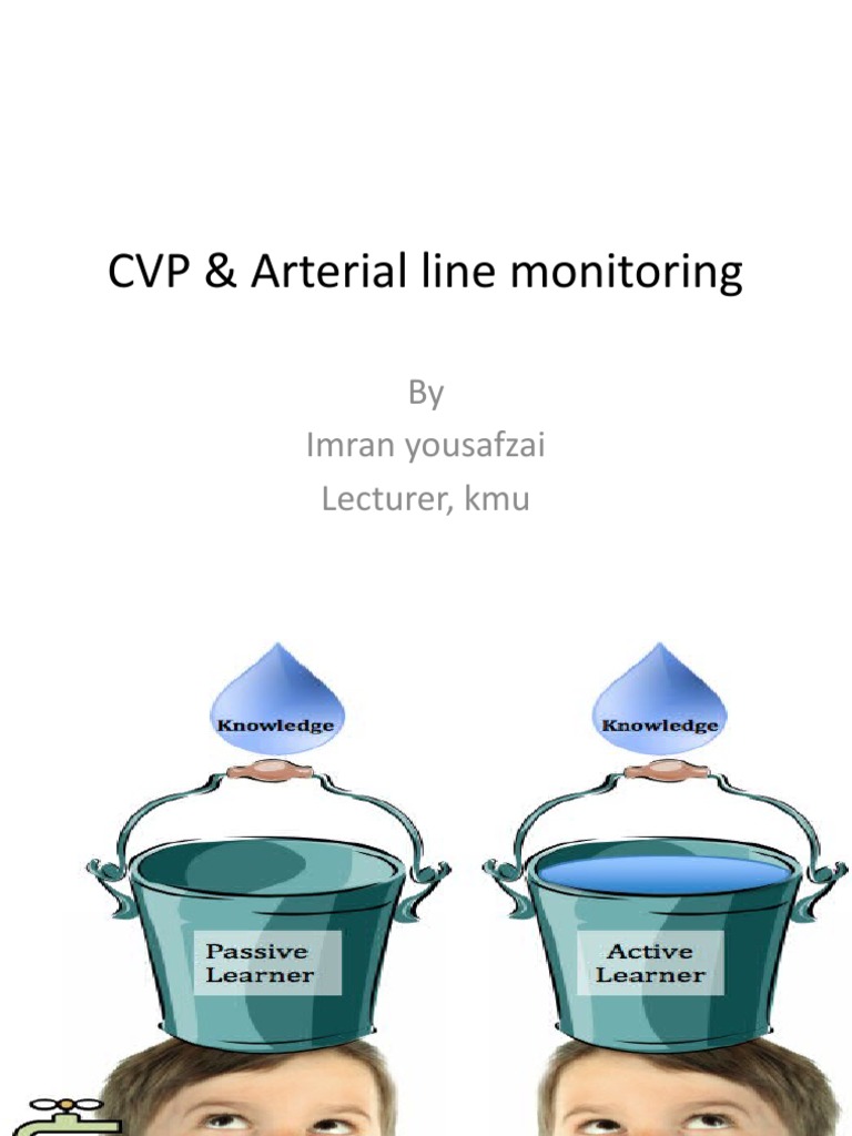 Pic of CVP and Arterial Line | PDF