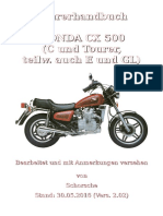 CX - 500 Szervizkönyv