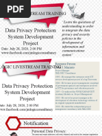 Jmlogic Livestream Training: Data Privacy Protection System Development Project