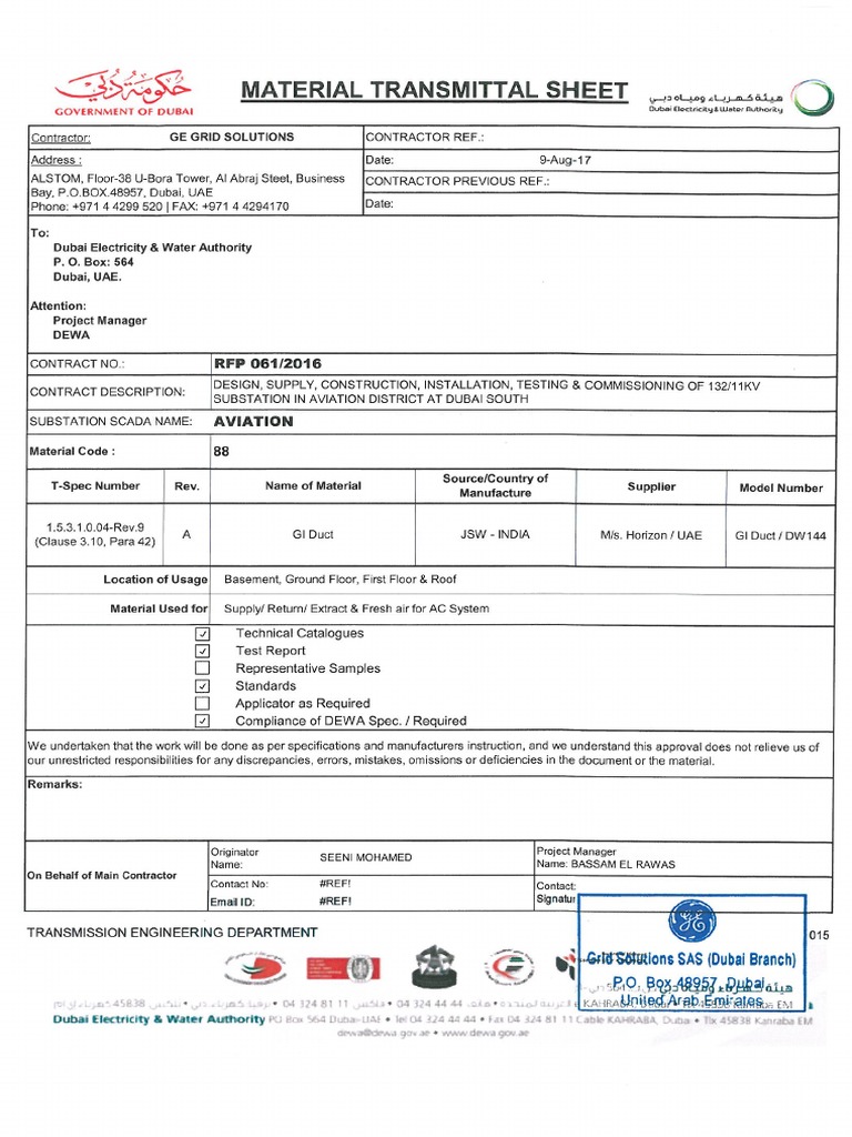 RFP 061 2016 Aviation MS M 16 188 15 Rev A PDF | PDF