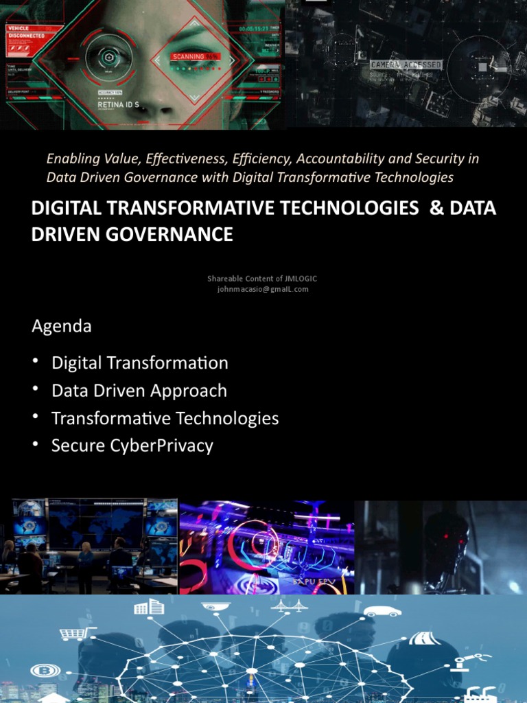 Digital Transformative Technologies & Data Driven Governance | PDF ...