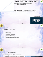 Soil and Water Conservation: Department of Agriculture Engineering