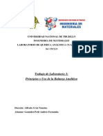 Principios y Uso de La Balanza Analítica PDF